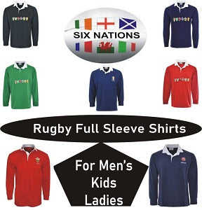 Kids Rugby Ireland Full Sleeve T-Shirt