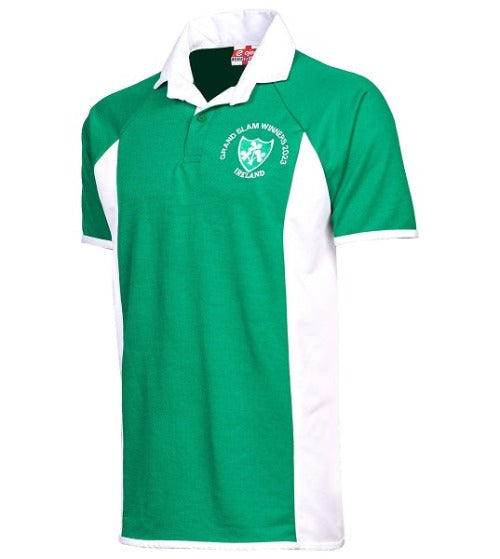 Men's Rugby Ireland Irish 2023 Grand Slam Winners Half Sleeve T-Shirt