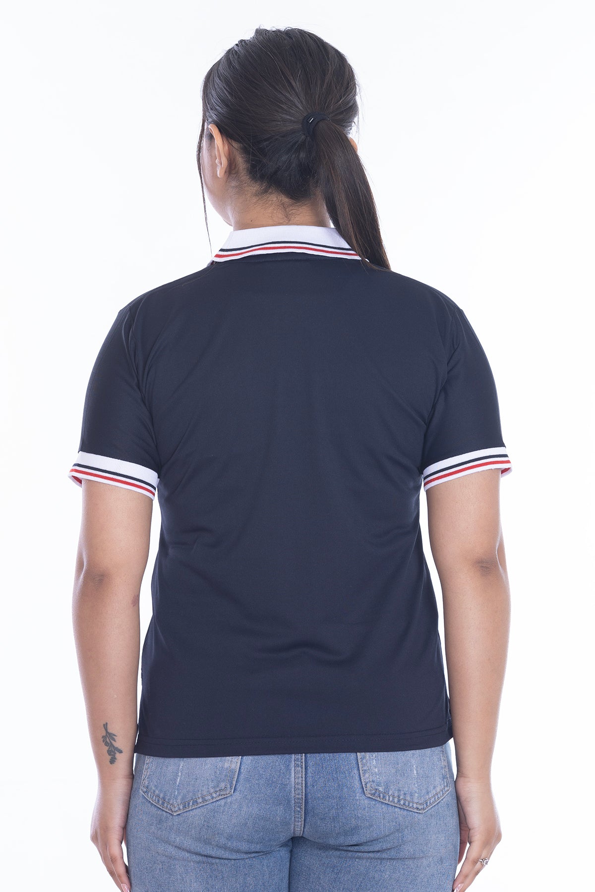 Women’s England Rugby World Cup 2025 T-Shirt – Button Down Collar, Short Sleeve S to XXL (Sizes 8-10 to 24-26)