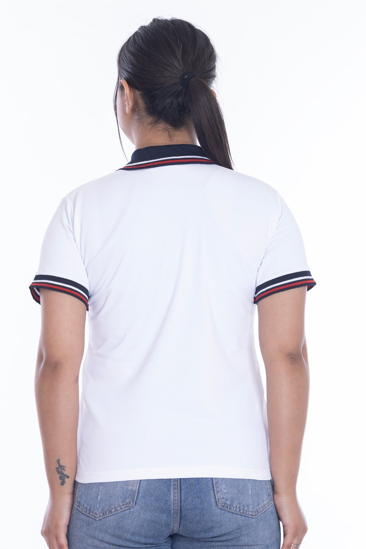 Women’s England Rugby World Cup 2025 T-Shirt – Button Down Collar, Short Sleeve S to XXL (Sizes 8-10 to 24-26)