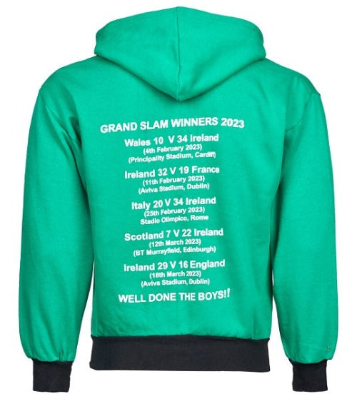 Unisex Ireland Grand Slam Winners Rugby Hoody