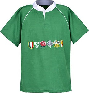 Kid's 6 Nation Half Sleeve T-Shirt | Green