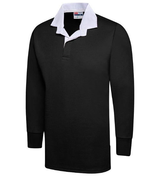 Men's Multicolor Plain Full Sleeve Rugby Sports Jersey