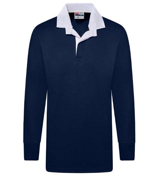 Men's Multicolor Plain Full Sleeve Rugby Sports Jersey
