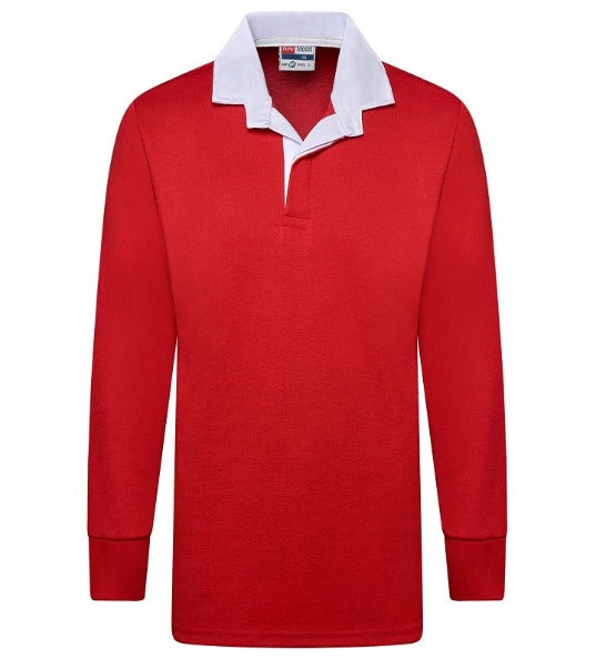 Men's Multicolor Plain Full Sleeve Rugby Sports Jersey