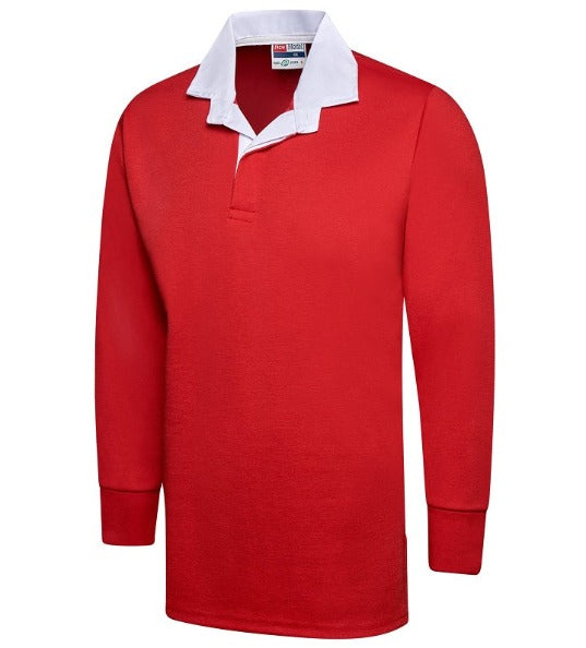 Men's Multicolor Plain Full Sleeve Rugby Sports Jersey