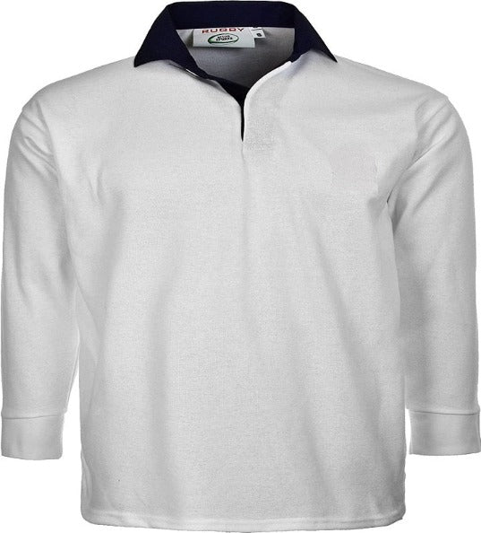 Men's Multicolor Plain Full Sleeve Rugby Sports Jersey