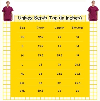 Unisex Medical Hospital Scrub Top | XS to 3XL |  Mint Green