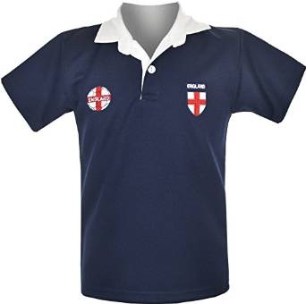 England Football Shirt Kids Football Supporter Jersey Navy