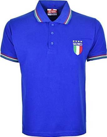 Men's Italia Football T-Shirts Championships Pique Polo Jersey
