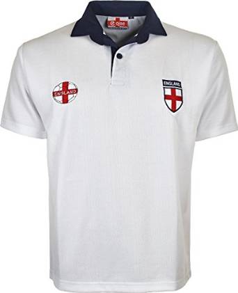 Men's England Fotball Shirt Championship Jersey | White |