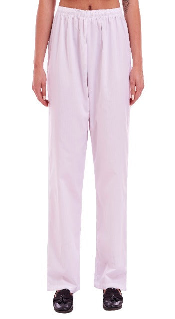Unisex Medical Scrub Trouser | White