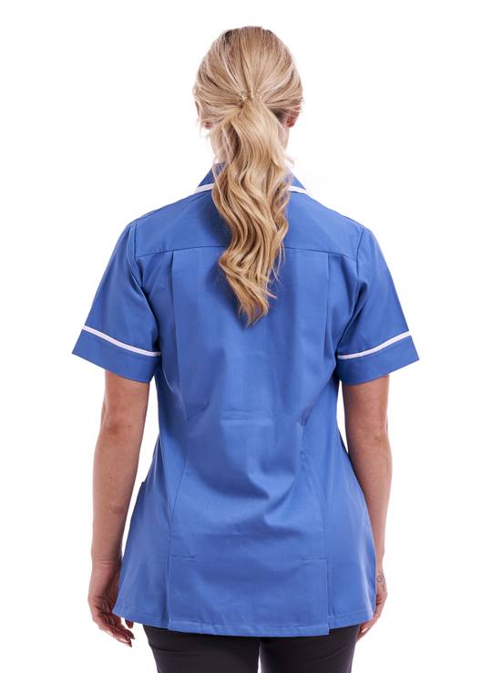 womens_hospital_blue_poly_cotton_nursing_tunic