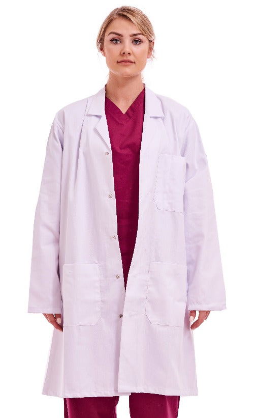 Unisex Lab Doctors Coat White Warehouse Hygiene DIY Coat