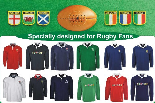 Men's England Rugby Shirts Triple Crown Half Sleeve Jersey