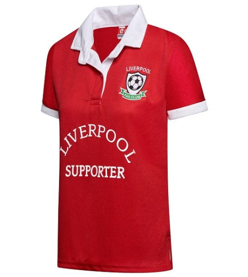 Liverpool Football Fan Supporter  Half Sleeve Ladies T-Shirt