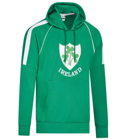 Unisex Hoodies Pullover Rugby Ireland Full Sleeve Embroidered Logo Creative lining Embroidered makes more Attractive Size XS to XXL Green