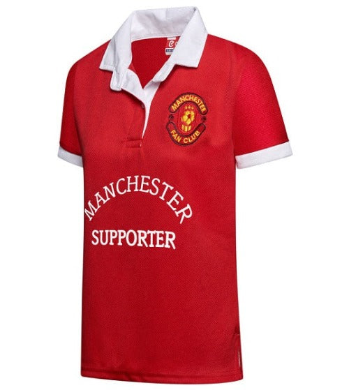 Manchester Football Fan Supporter Ladies Half Sleeve T-Shirt