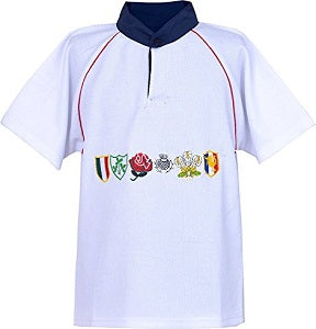 Kid's 6 Nation Half Sleeve T-Shirt | White