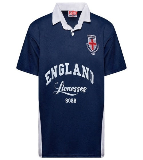 England Lionesses Euro Champions Winners Half Sleeve Jersey