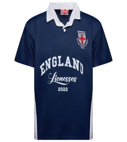 England Lionesses Euro Champions Winners Half Sleeve Jersey