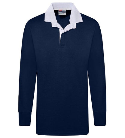 Men's Multicolor Plain Full Sleeve Rugby Sports Jersey