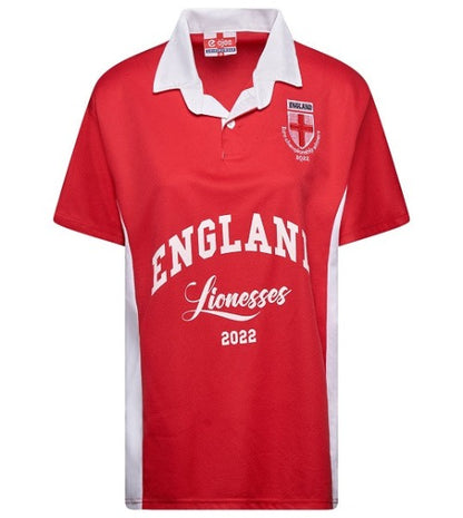 England Lionesses Euro Champions Winners Half Sleeve Jersey
