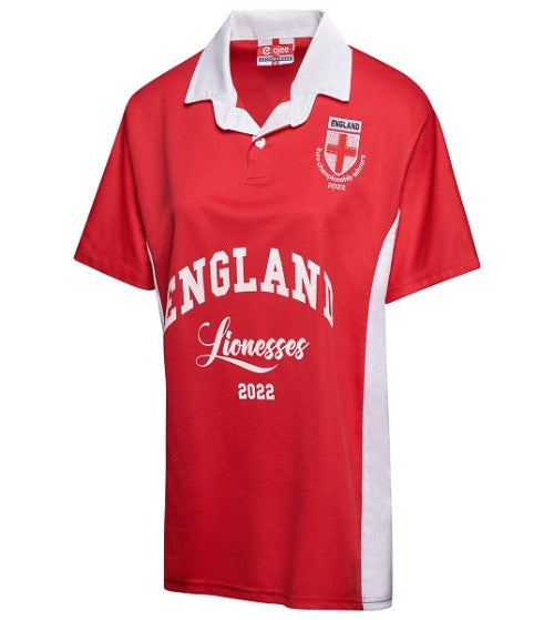 England Lionesses Euro Champions Winners Half Sleeve Jersey