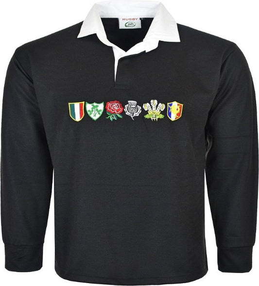 mensrugbyfullsleevesports Rugby Long Sleeve Sports Jersey Button
