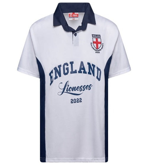 England Lionesses Euro Champions Winners Half Sleeve Jersey