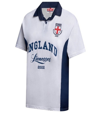 England Lionesses Euro Champions Winners Half Sleeve Jersey