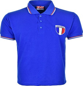 Kids France Football Championship Pique Polo T-Shirt