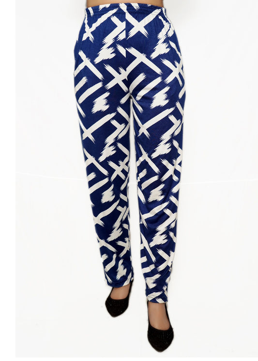 Ladies stylish printed Polyester soft touch Jogging Pyjama Bottoms Pants Multi color Size M to 4XL