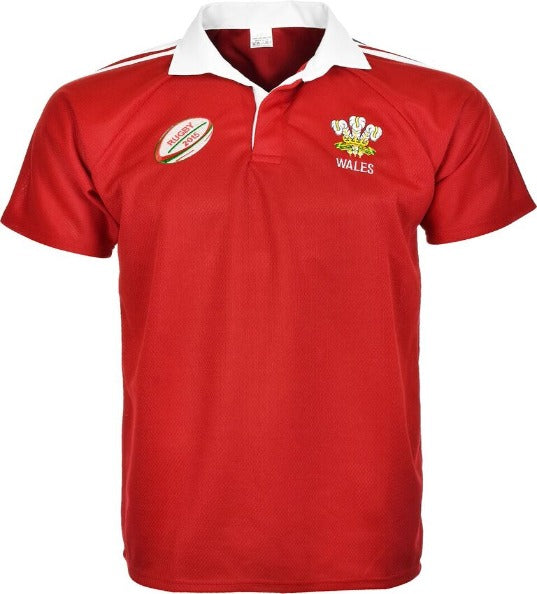 Men's Rugby Wales Half Sleeve T-Shirt