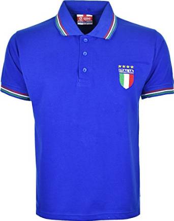Men's Italia Football Championships Pique Polo T-Shirt