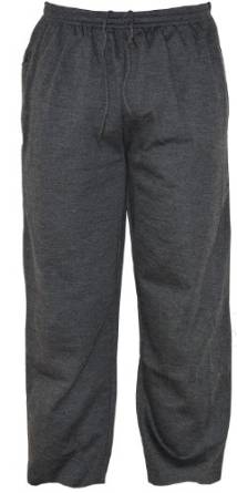 Men's Fleece Tracksuit Jogging Bottom Elasticated waist Color Charcoal Size S to 3XL