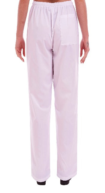 Unisex Medical Scrub Trouser | White