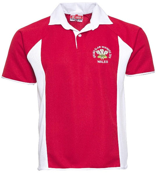Buy Mens Wales Rugby Shirt Grand Slam Winners Half Sleeve Jersey