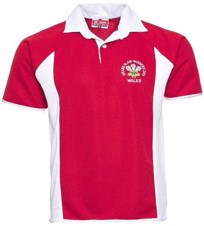 Buy Mens Wales Rugby Shirt Grand Slam Winners Half Sleeve Jersey