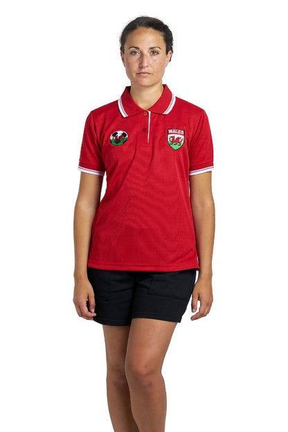 Ladies Wales Euro Football Championship T-Shirt