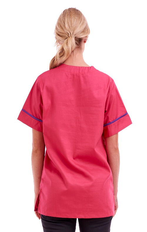 Unisex Smart Scrub Tunic Nurse Uniform Poly Cotton | Size S to XXL | Rosetta
