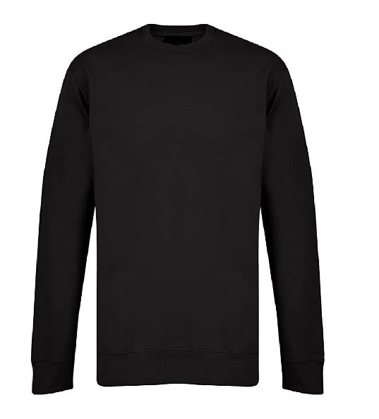 Men’s pullover sweatshirt long sleeve crew neckline with ribbed collar Size S to 6XL